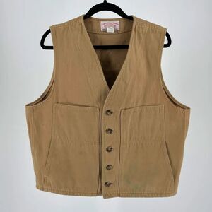 Vintage C.C. Filson Co. Style 820 Moleskin Cruiser Vest Size 44